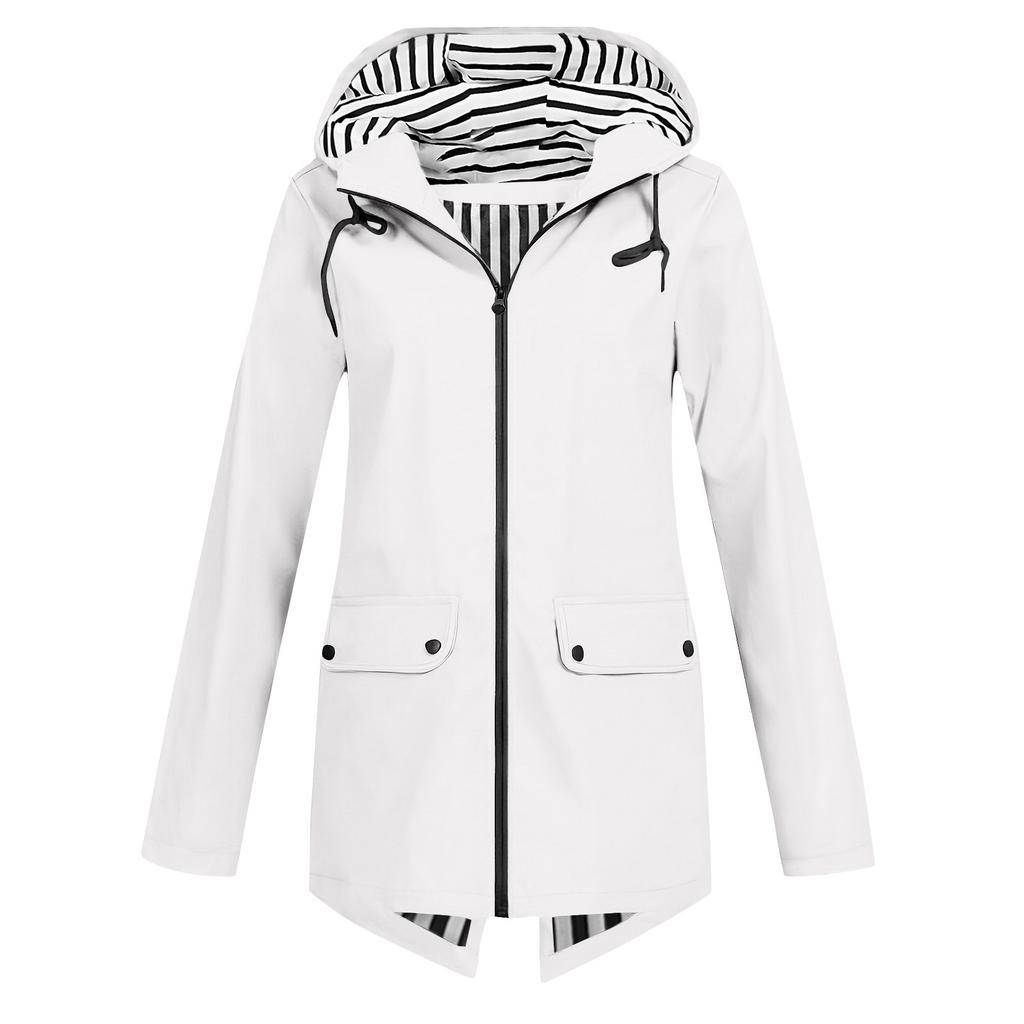 Windbreaker Zipper Hooded Lightweight Outdoor Windproof Jacket Thin Outdoor Coat For Women