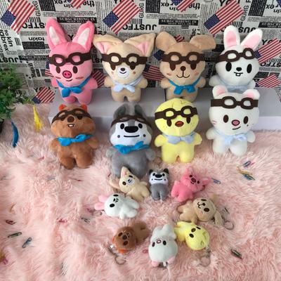 Skzoo Dress Up Doll Leeknow Hyunjin Doll Cartoon Stray Children Plush Toy