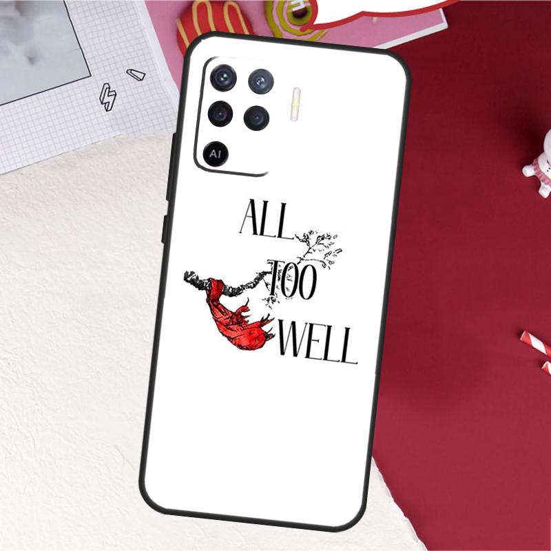 All Too Well Lyrics Case For Oppo A17 A57 A77 A74 A54 A94 A78 A98 A18 A60 A80 A40 A38 A58 A96 A76 A16 A15 A5 Pro