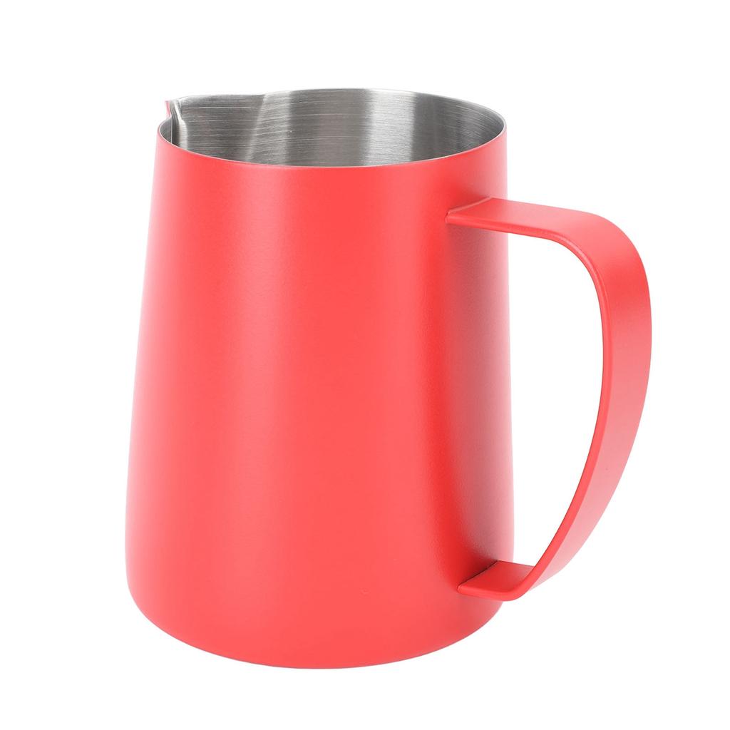 600ML Nádoba na pěnění mléka 304 Nerezová ocel Džbánek na pěnění mléka Špičatá hubička Džbánek na Latte Art s vnitřní stupnicí