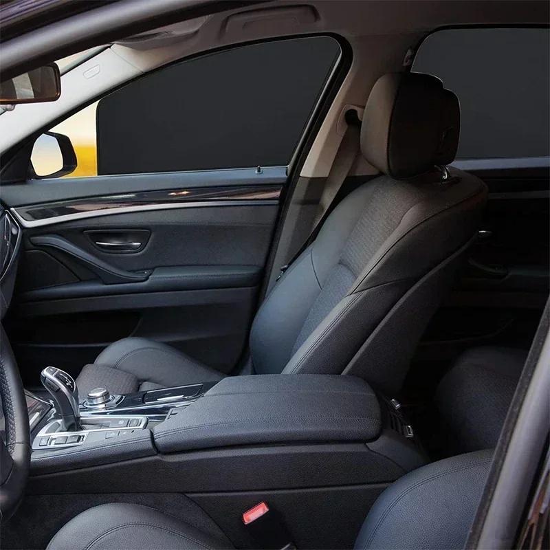 Magnetischer Sonnenschutz für Autofenster, Sommer-UV-Schutz, Netzvorhang für Seiten-, Vorder- und Heckscheibe, Schutzabdeckung, Autozubehör