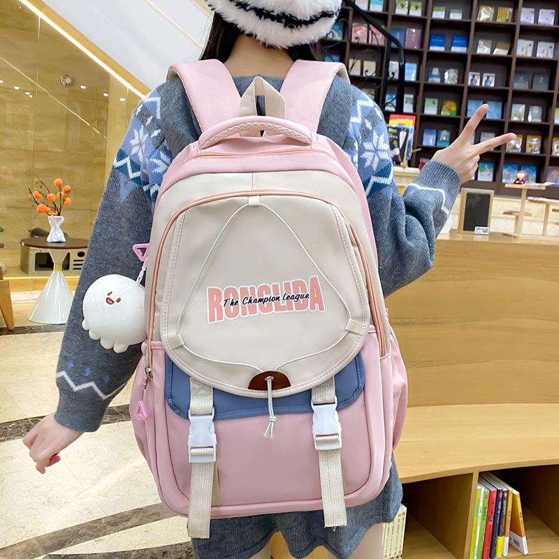 College Style High-Capacity Women's Casual Laptop Backpack