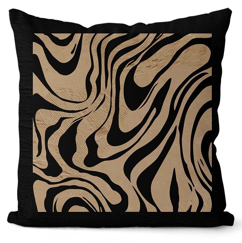 New Retro French Style Abstract Illustration Model Room Decoration Home Bedroom Bedside Living Room Sofa Cushion Cover Cushion