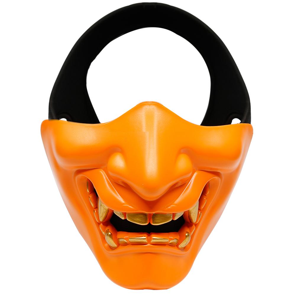 Unisex Evil Smile Tactical TPU półmaska na Halloween Festival Cosplay Party