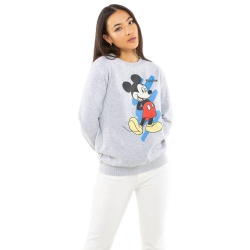 Disney Womens/Ladies Mickey Mouse Crew Neck Sweatshirt