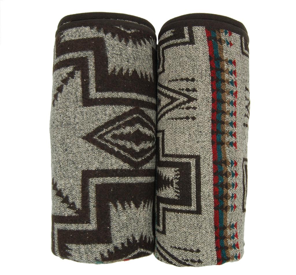 Ruth and Boaz Ethnic Native Print Blanket Rug (P) B-Beige (148cm X 143cm) (B-beige, Normal)