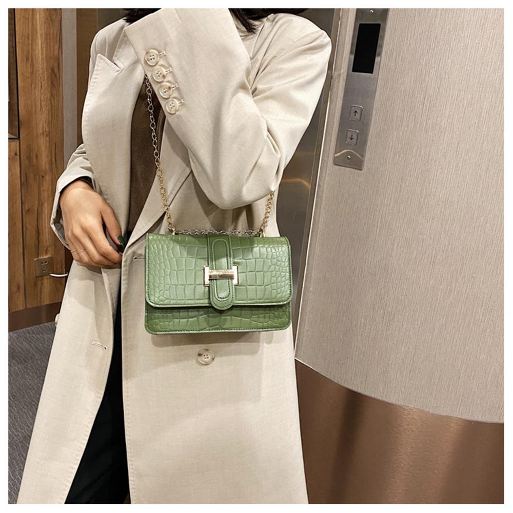 Genți de umăr pătrate pentru femei Genți crossbody de lux Lanț feminin Puse și genți elegante