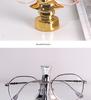 Contemporary Glasses Stand: Light Luxury Ornament for Hotel, Office, or Living Room
