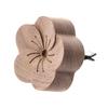 1Pc Diffused Wood Aroma Essential Oil Diffuser Essential Oil For Sleep Flower Shape Wooden Essential Oil Aromatherapy Car Supply Air Fresheners 2