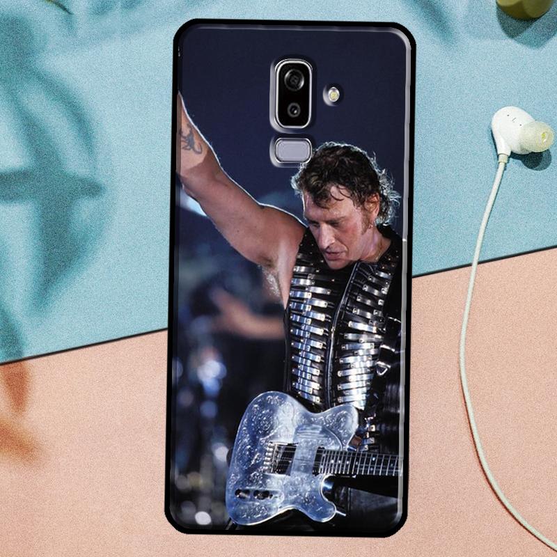 Johnny Hallyday Music Case For Samsung Galaxy J5 J3 J7 2016 A3 A5 2017 A7 A9 J4 J6 J8 A6 A8 Plus 2018 TPU Cover
