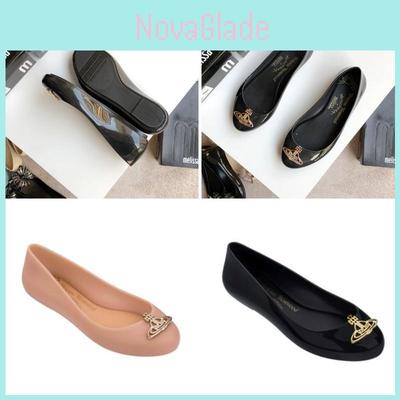 Vivienne Westwood X Melisa Space Love Jelly Shoes In Black Pink And Clear