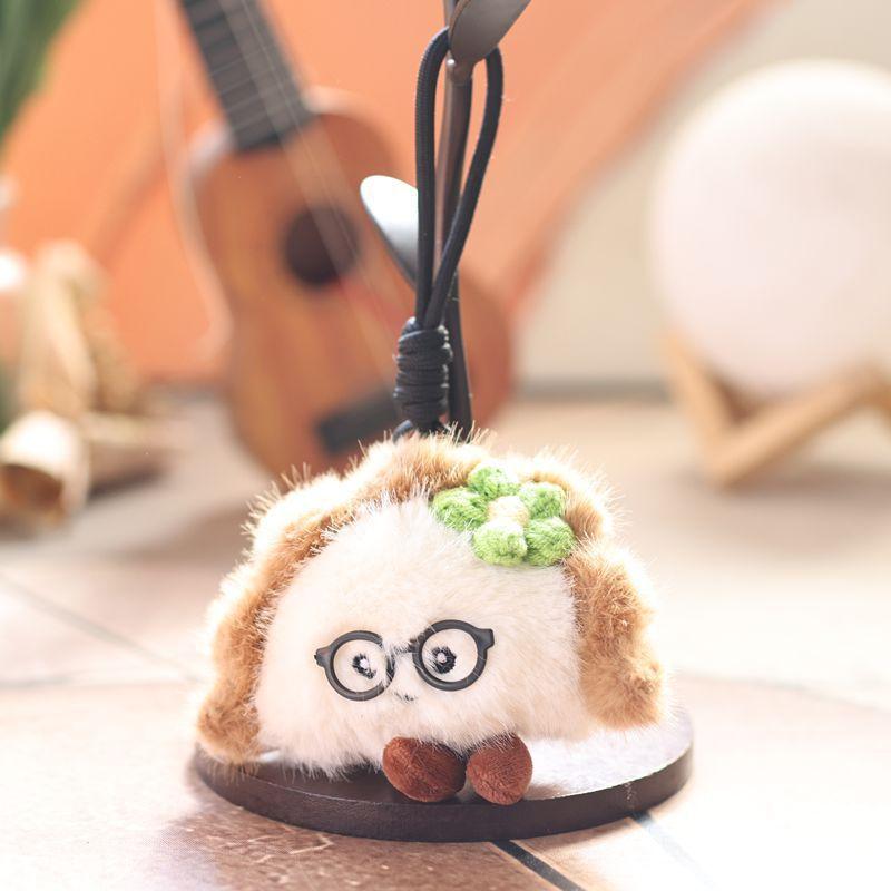 

Cute Water Dumpling Plush Toy With Durable Pp Filling For Bag Decoration коричневый