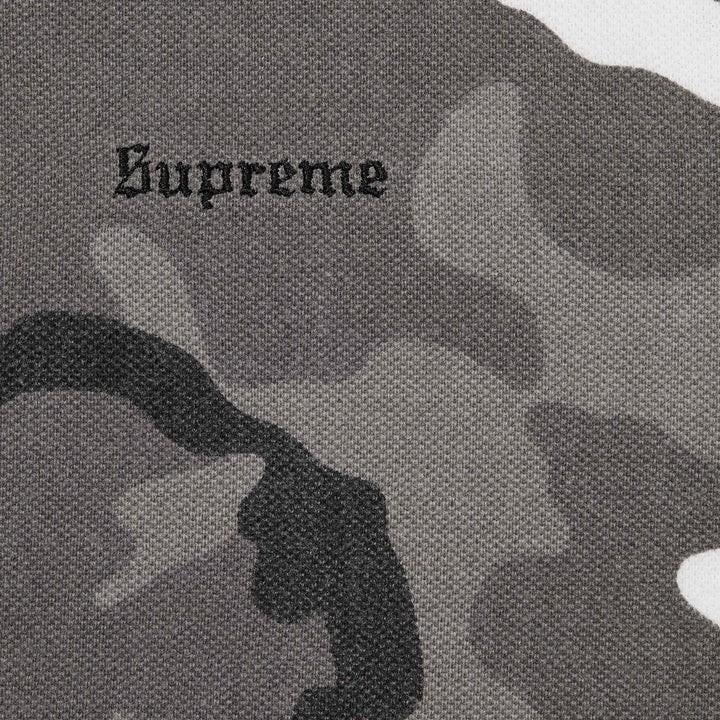Supreme Washed Camo Polo Snow Camo