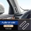 Car styling for volvo xc90 v90 A-pillar air outlet decorative frame car stickers parts car Accessories