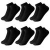 6 Pairs Solid Mesh Men's Socks Invisible Ankle Socks Men Summer Breathable Thin Boot Socks