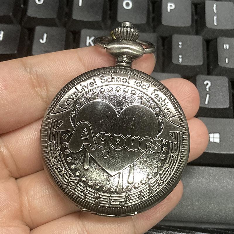 Retro Harry Potter Pocket Watch Pendant - Flip Cover, Digital Display for Kids & Elderly