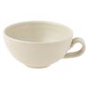 Marui Seito Shigaraki Ware Hechimon Soup Cup, Approx. 380ml Capacity, Pear Glaze, Ivory, MR-3-4407