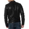 SKINOUTFIT Men's Genuine Lambskin Black Leather Jacket Stylish Motorcycle Bomber Biker Outerwear MJ 237