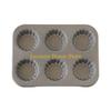 F26C Pastry Egg Tart Mold Muffin Bakeware Cupcake Pan Carbon Steel Gift