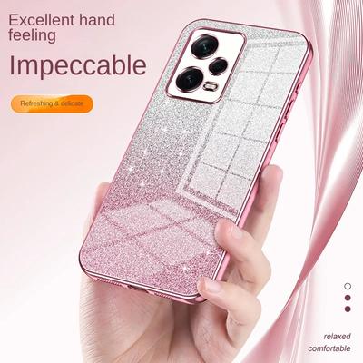 Samsung Galaxy iPhone Xiaomi Redmi OPPO VIVO Huawei Honor için Parlak Parlak Kaplama Kaplama