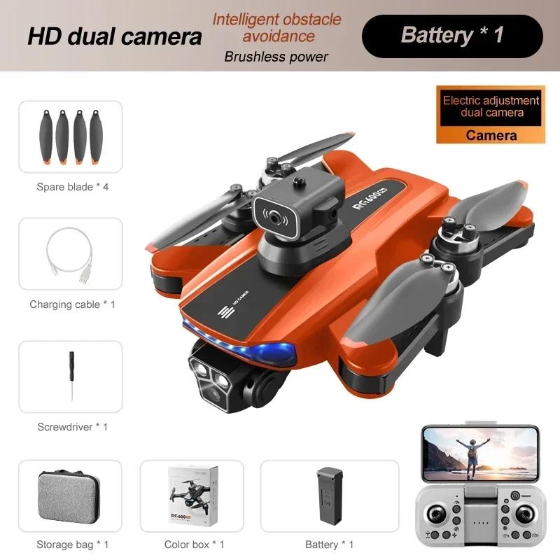 New Drone RG600 Pro 3-sided Obstacle Avoidance Brushless Motor Optical Flow Dual Camera HD Aerial Photography Remote Control Toy
