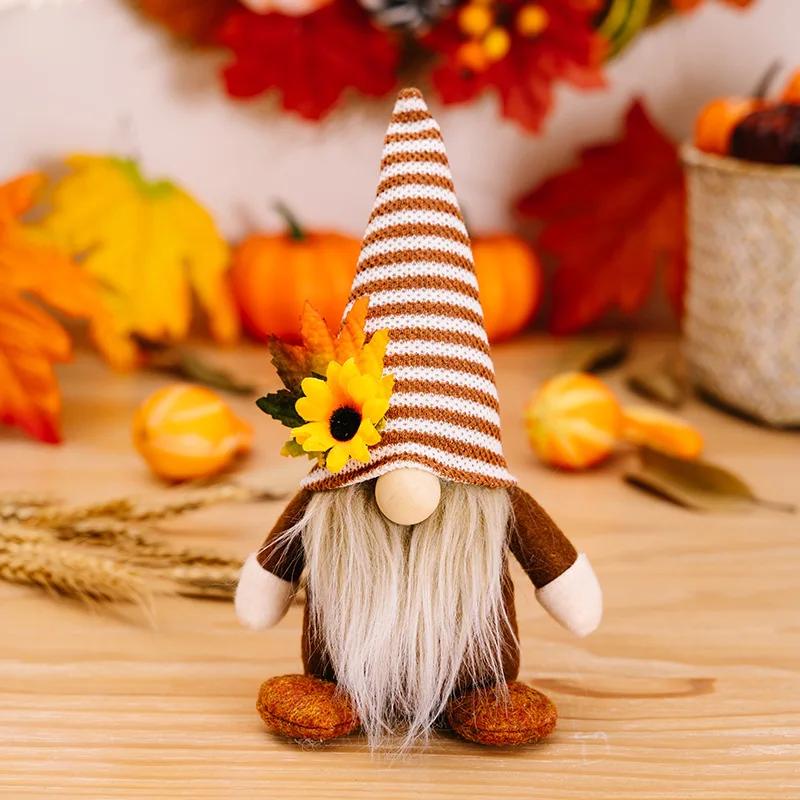 

Thanksgiving Gnome Fall Gnomes Decorations for Home Hold Maple Pumpkin Harvest Gift Table Tired Tray Decor Indoor Decor