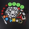 Toy Car DIY Accessories Motors Worms Belts Bushings Pulleys Wheels Gears Assortment