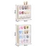 Wall Mounted Storage Box For Action Figures Transparent Display Rack Organizer for Blind Box Dustproof Ornaments Storage Box