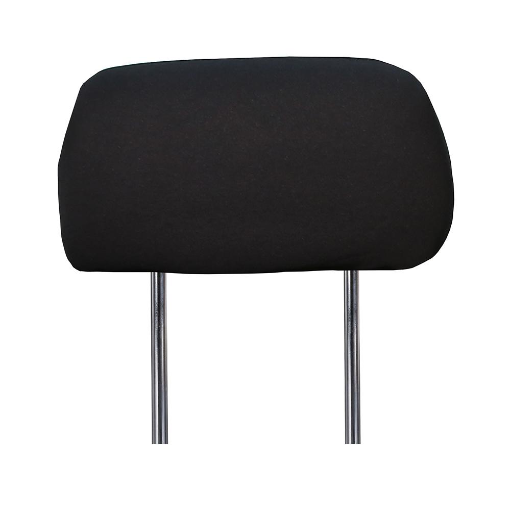 1 Stück Kopfstützenbezug Zubehör Schwarz Premium Stoff