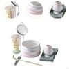 7 Pieces Japanese Matcha Set Tea Spoon Bowl Making Kit for Household