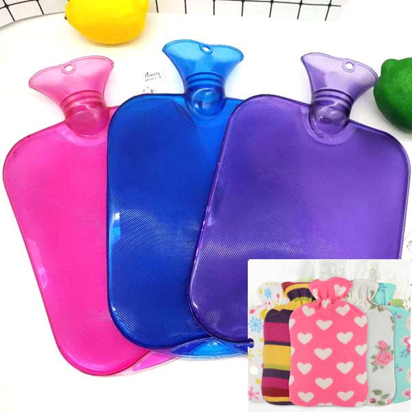 Transparent PVC Hot Water Bottle – Perfect for Warming Hands and Feet In Winter. Flushable and Essential for Staying Cozy.