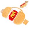 Polyester Fabric Hot Dog Pet Costume Funny Pet Transformer Suit Daily Wear Dress Up