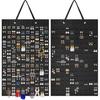 2 Pcs Hanging Earring Holder Organizer, Soft Felt Earring Organizer, Large Earring Holder, Holds Up To 600 Pairs, Wall Mount Earring Storage for