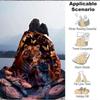 1pc Tiger Family Blanket Lightweight Flannel Blanket Throw Blanket For Sofa, Bed, Travel, Camping yy2509026169