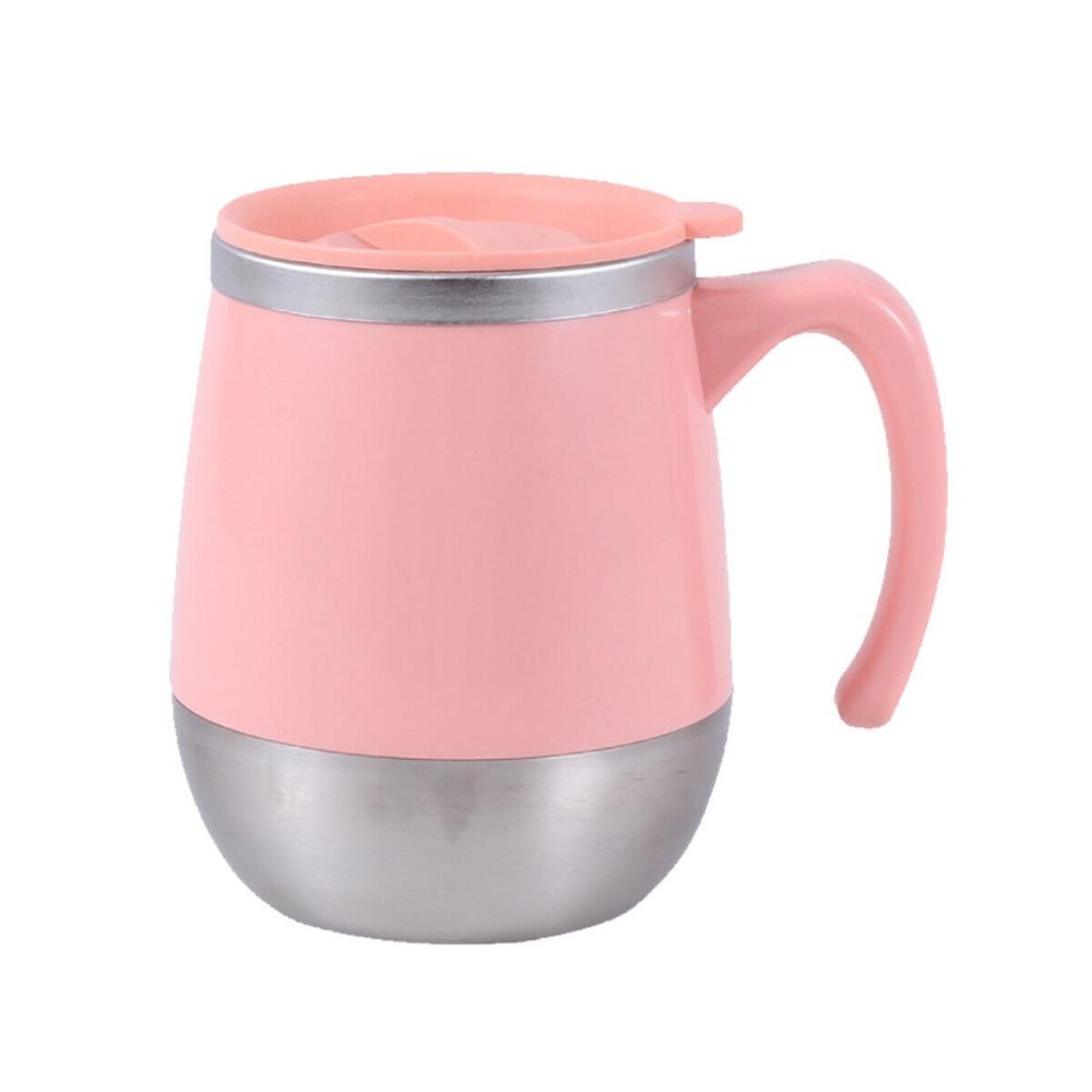 

500 мл стакан для воды термостойкая изолированная кружка креативная термокружка для дома и офиса розовый