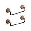 1/2Pcs Modern Style Bathroom Towel Hanger Anti-Rust Simple Installation Wall Mounted Single