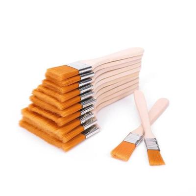 Pincel Práctico para Pintar el Cabello Mangos de Madera Nylon Cepillo Limpio Nuevo Cepillo para Barbacoa Materiales de Arte
