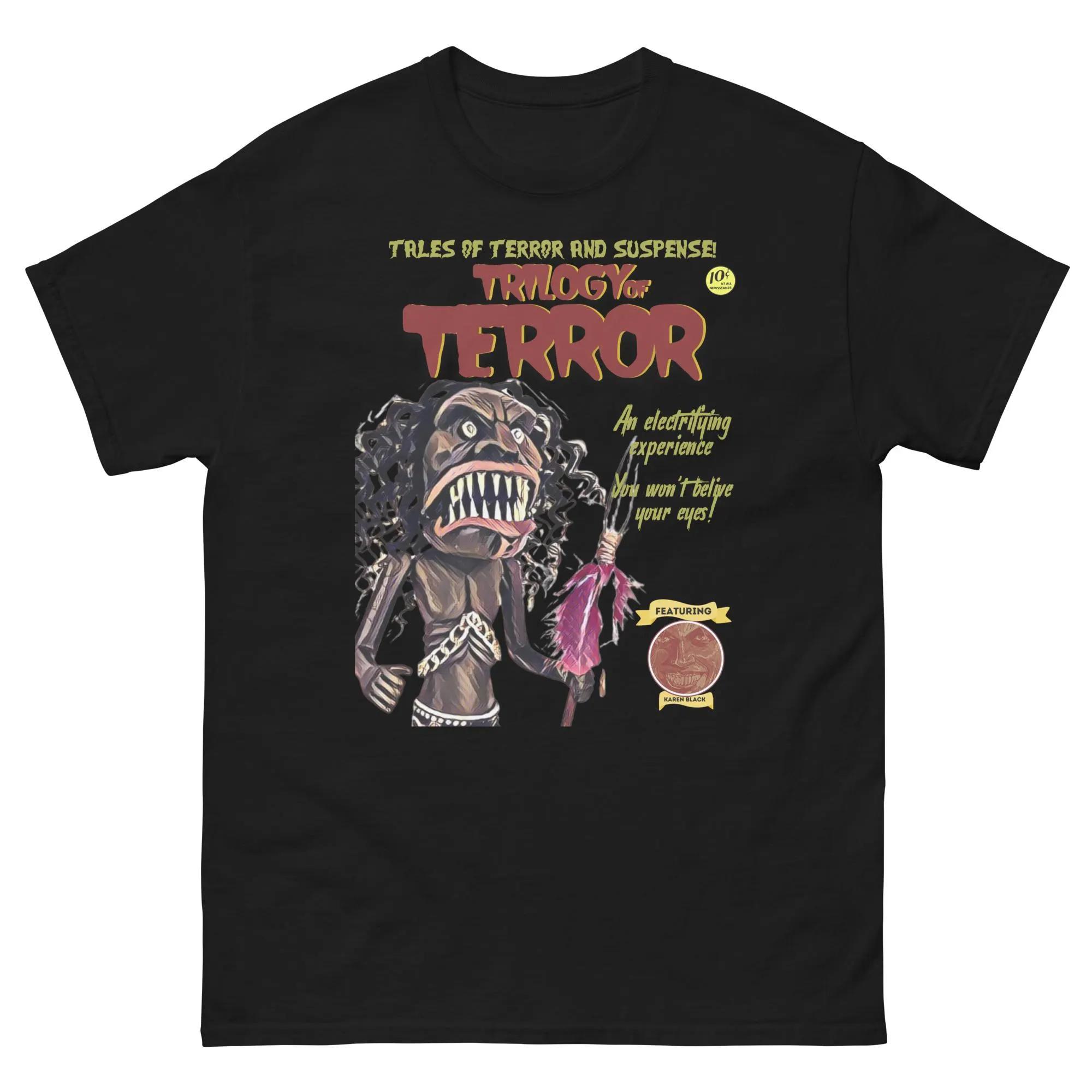 Retro Horror Movie Tshirt 70s Retro Horror Pattern Tshirt Classic Horror Classics Shirt Retro MovieInspired Tshirt S