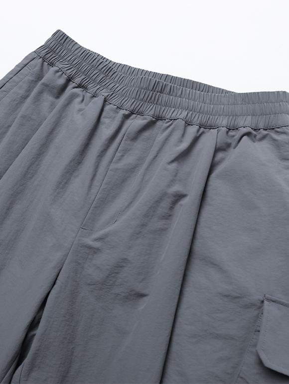 UCLA Unisex Full Elastic Synthetic Fiber Wide Pants [Grey](Ua3Lp82_35)