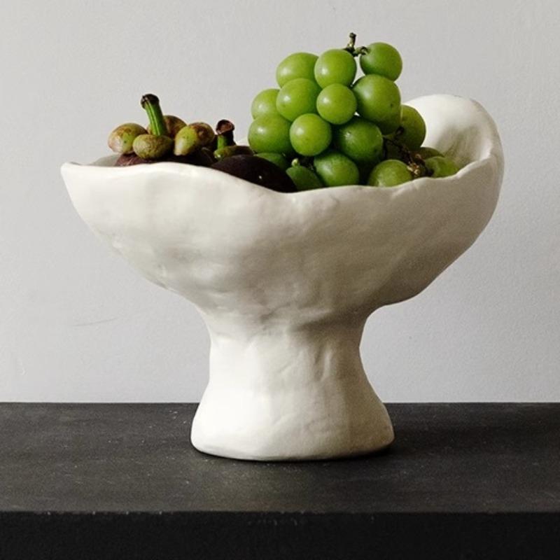 Decorative Fruit Bowl Nordic Aesthetic Tray Luxury Elegant Table Trays Modern Pretty Fruit Plates Home Decoration Ornaments абрикосовый