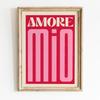 Poster Moderno con Stampa Colorata Amore Mio Arte da Parete Pittura su Tela Amore Per Soggiorno Decorazione Casa Idea Regalo San Valentino
