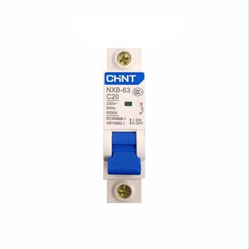 Chint Kunlun Series NXB-63 Type C 1P 20A Miniature Circuit Breaker