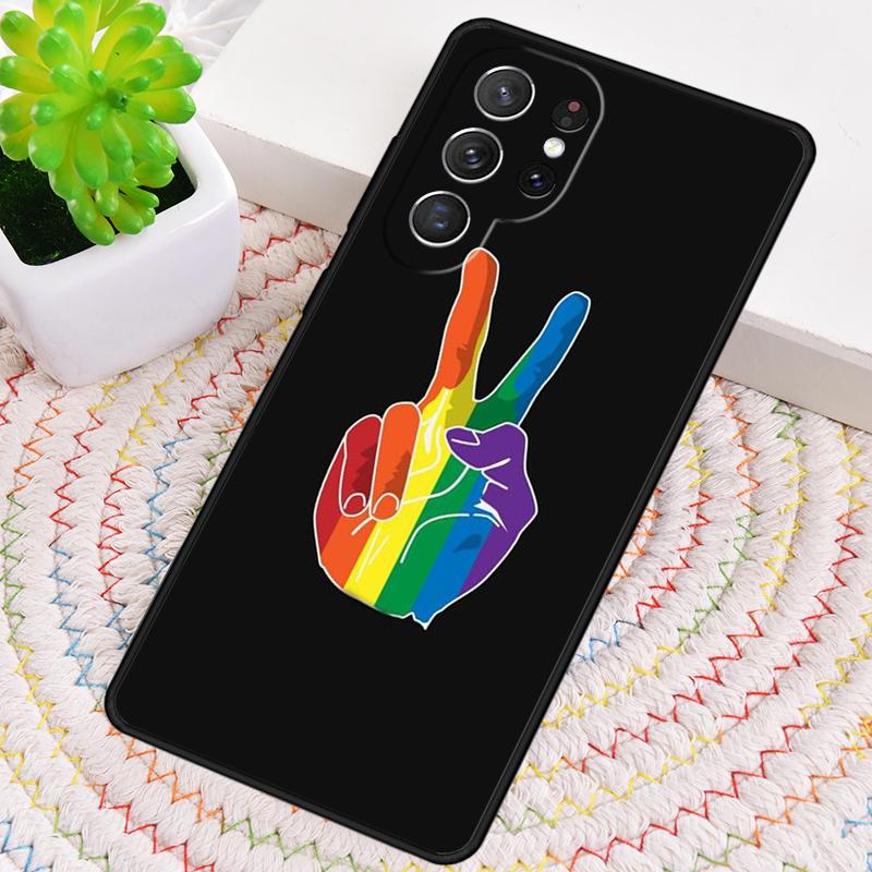 LGBT Pride Love Silicone Phone Case For Samsung Galaxy note 10 pro S26 S25 S24 S23 S22 S21 Plus S25Ultra Capa Cover