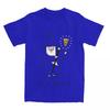 Men Women's Fantasy Pizza Wizzard Shirt Merch Funny  Pizzas Lover Pure Cotton T-shirt Clothing Graphic Print Tees Summer