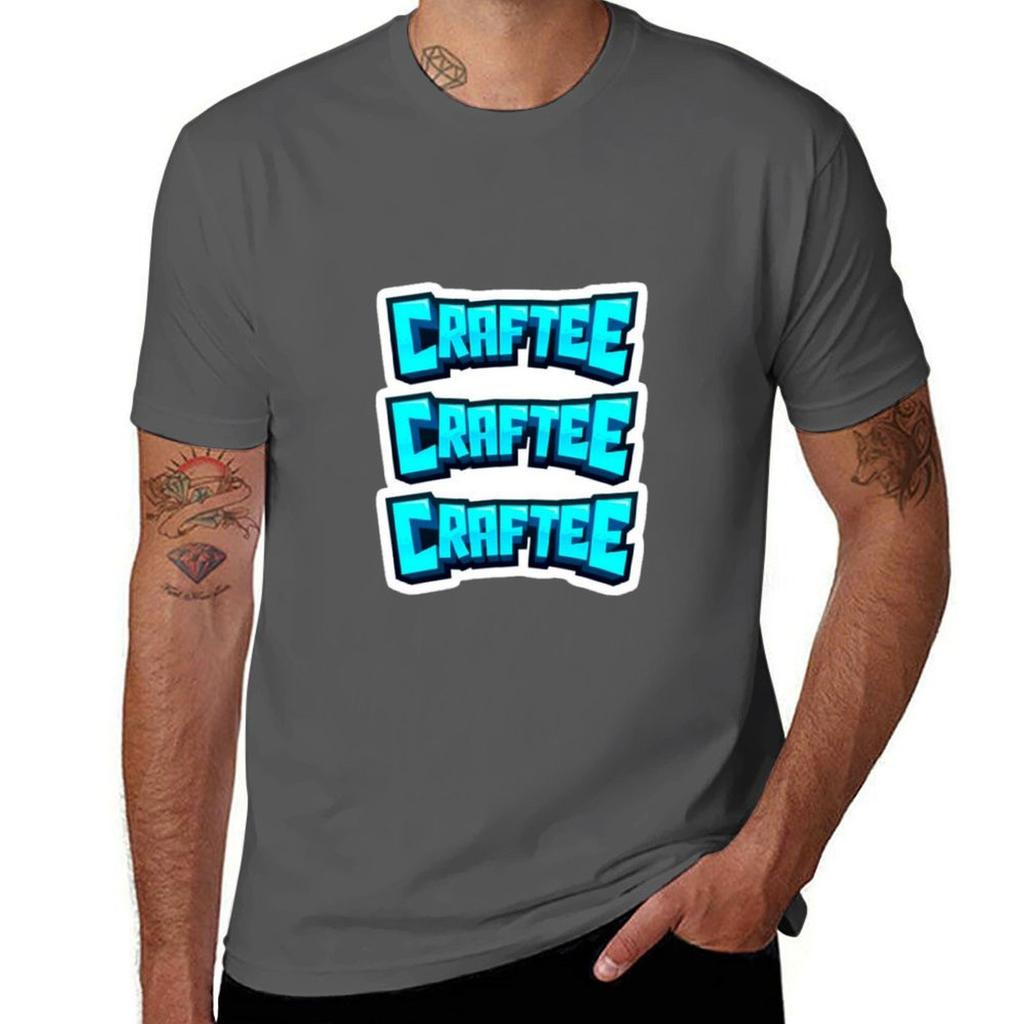 T-Shirt tt Herren Craftee, weiche Hemden, Herren-Grafikhemden, Craftee Baumwolle für