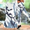 Camouflage Printed Yoga Outfit for Women Fashion Workout Leggings Fitness Sports Casual Yoga Set Sports Suit