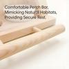 Large Capacity Bird Feeding Station Bite Resistant Bird Perch Food Dispensers  Parrot Cage