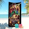 Fantasy Magic Character Pattern Microfiber Large Towel For Children Beach Swimming Shower