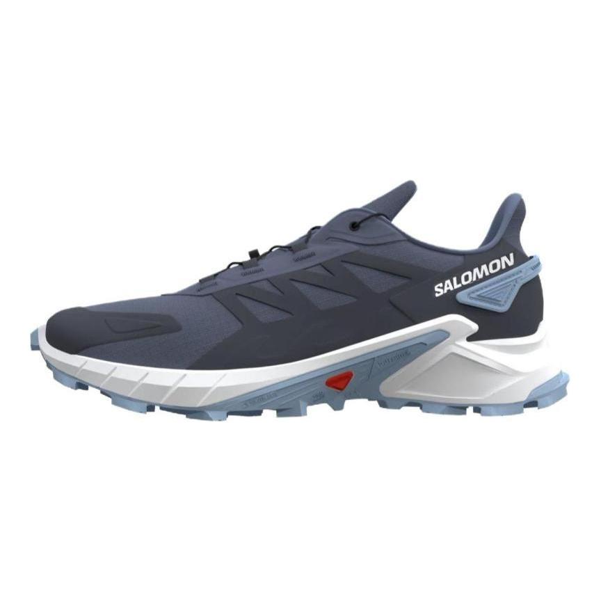 SALOMON Supercross 4 Shock Absorbers Slip Resistant Low Top Running Shoes Women's Dark Blue Sneakers 474617