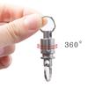 Titanium Alloy Quick Release Open Keychain Universal Rotary Buckle Convenient